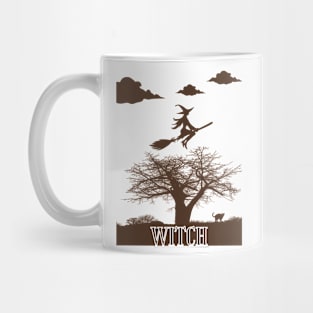 Witch Vintge Graphic Mug